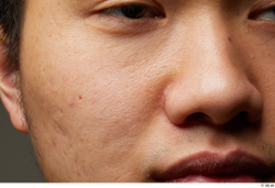 Face Mouth Nose Cheek Skin Man Asian Studio photo references